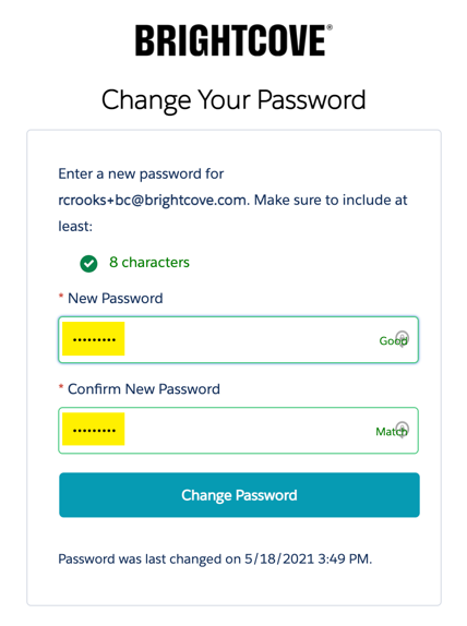 Change Password